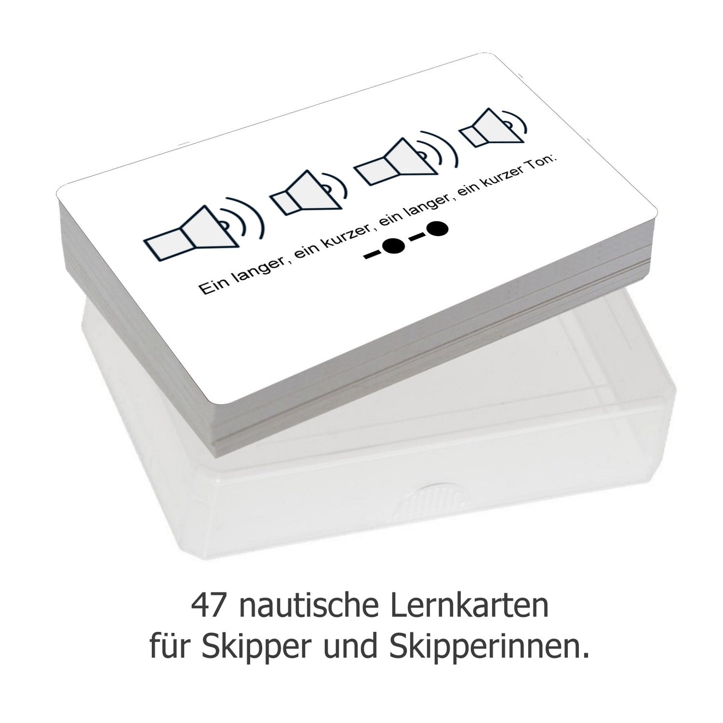 SKIPPERCARDS - 47 nautische Lernkarten - Schallsignale, Lichtsignale und Notsignale gemäß KVR
