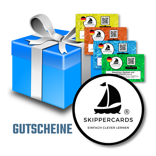 SKIPPERCARDS  Gutscheine - Das perfekte Geschenk für Skipper, Skipperinnen und alle, die es werden wollen.