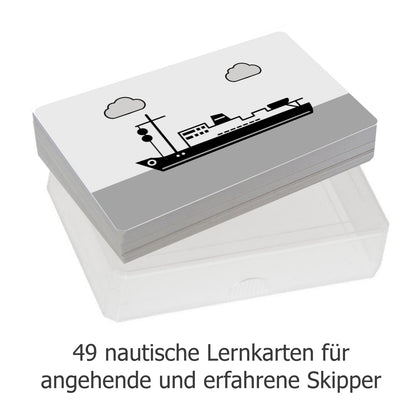 SkipperCards® - 49 Sportboot Lernkarten - Lichterführung und Signalkörper gemäß KVR