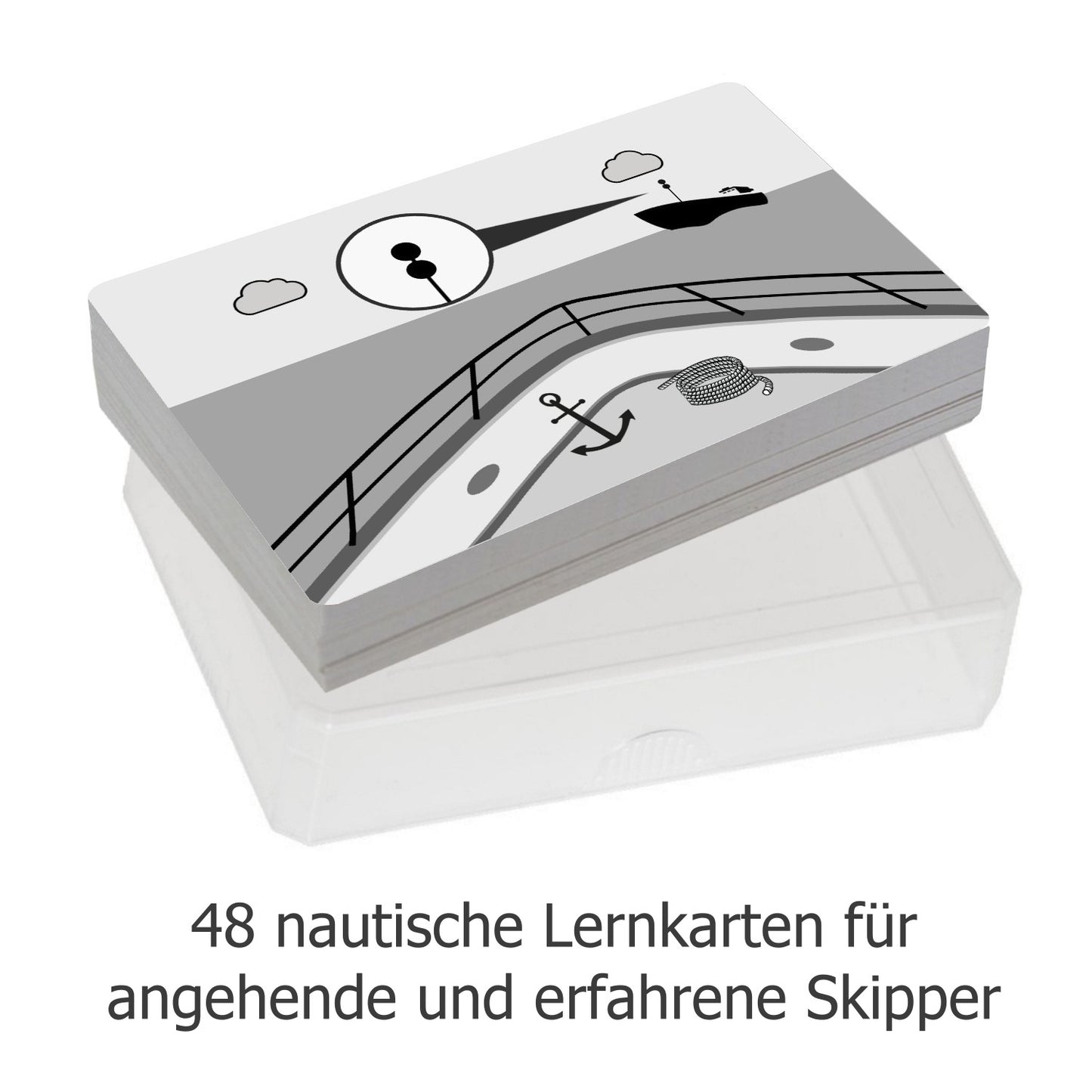 SkipperCards® - 48 nautische Lernkarten - Fahrregeln und Ausweichregeln gemäß KVR